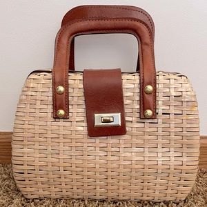 Vintage Wicker Purse